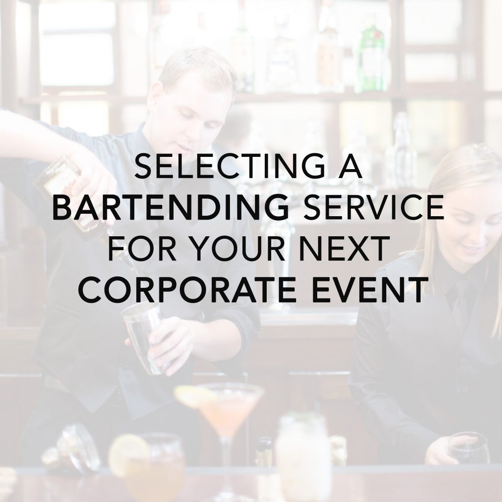 bartending services